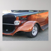 Mooie klassieke auto-Bronze Poster (Voorkant)