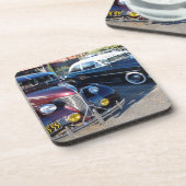 Mooie klassieke auto's op het Show van de auto Drankjes Onderzetter (Linkerzijde)