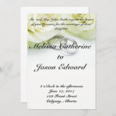 Mooie klassieke bruiloft uitnodiging (Voorkant / Achterkant)