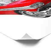 Mooie klassieke foto's van auto's foto afdruk (Hoek)