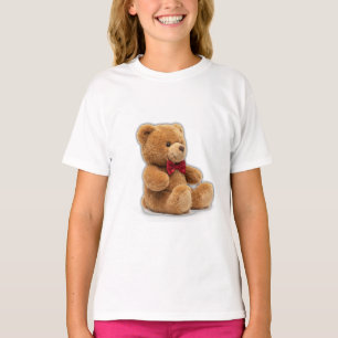Mooie Klassieke Teddysok Kunst Meisjes T-Shirt