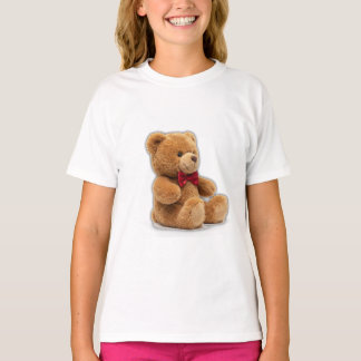 Mooie Klassieke Teddysok Kunst Meisjes T-Shirt