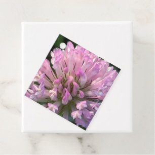 Mooie klaver bloem bedankjes labels