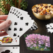 Mooie klaver bloem pokerkaarten (Insitu)