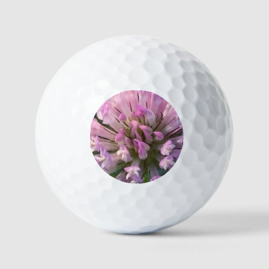 Mooie klaverbloem golfballen (Voorkant)