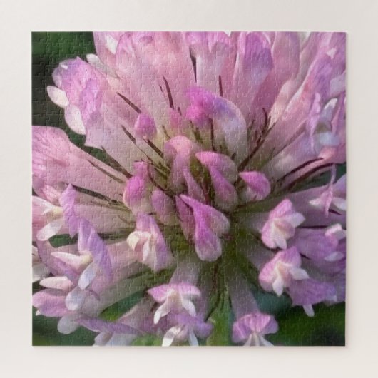 Mooie klaverbloem legpuzzel (Verticaal)