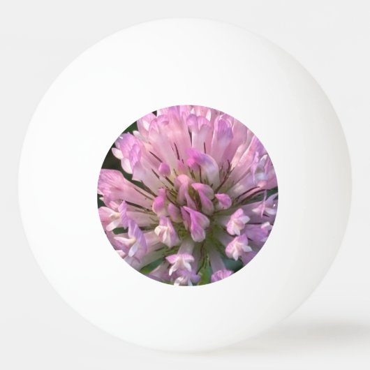 Mooie klaverbloem pingpongbal (Voorkant)