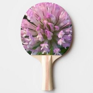 Mooie klaverbloem tafeltennisbatje