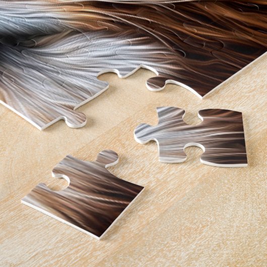 Mooie kleding van het gezicht van Lion Legpuzzel (Zijkant)