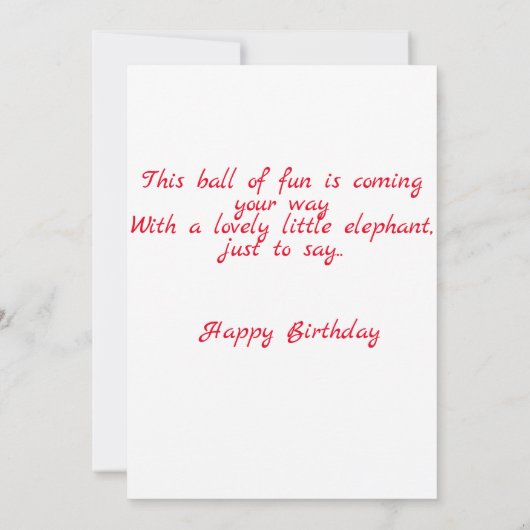 Mooie kleindochter's Kaart. Bedankkaart (Achterkant)