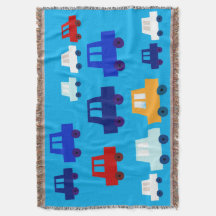 Mooie kleine auto's Blauw, Rood, Geel en Wit Jonge