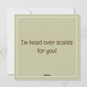 Mooie kleine baardagaam feestdagenkaart (Achterkant)