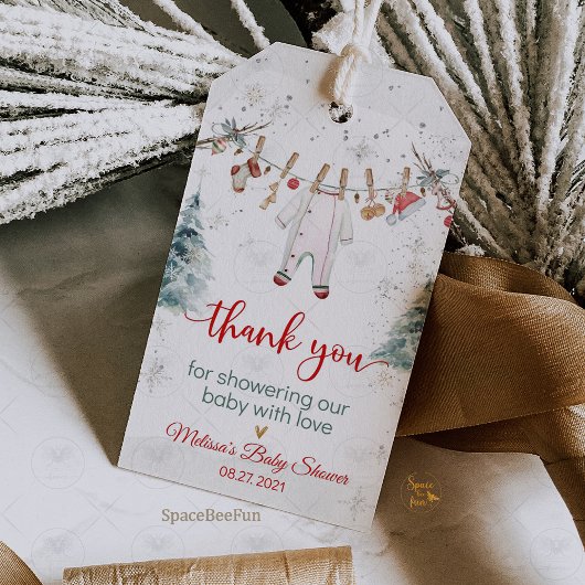 Mooie Kleine Baby Borrel Cadeaulabel