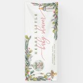 Mooie Kleine Baby Shower Feest Banner (Verticaal)