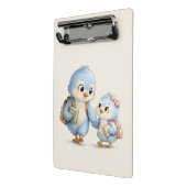 Mooie Kleine Blauwe Vogel Mini Klembord (Angled2)