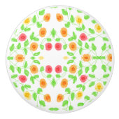 Mooie kleine bloementrekknop keramische knop (Voorkant)