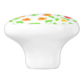 Mooie kleine bloementrekknop keramische knop (Zijkant)