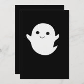 Mooie Kleine Boo Klassiek Passend Feestdagenkaart (Voorkant / Achterkant)