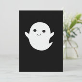 Mooie Kleine Boo Klassiek Passend Feestdagenkaart (Staand voorkant)