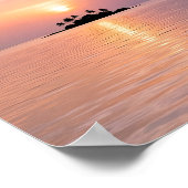 Mooie Kleine Eiland Zonsondergang De Eerste Poster (Hoek)
