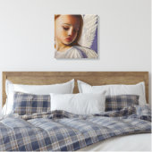 Mooie Kleine Engel Kind Canvas Afdruk (Insitu (Slaapkamer))
