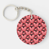 Mooie Kleine Hartjes Sleutelhanger (Voorkant)