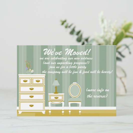 Mooie kleine kamer kaart (Staand voorkant)