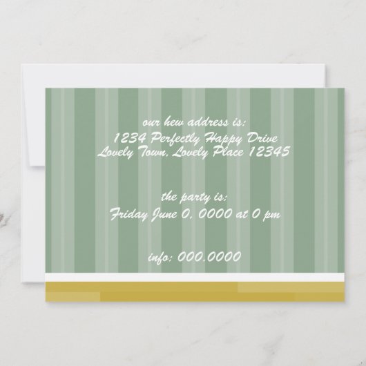 Mooie kleine kamer kaart (Achterkant)