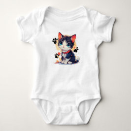 Mooie kleine kattenbaby T-shirt
