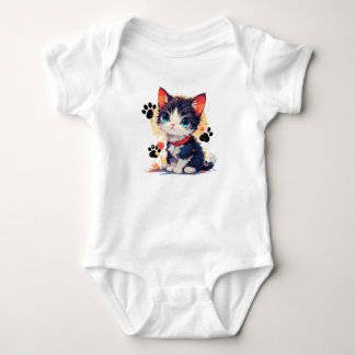 Mooie kleine kattenbaby T-shirt
