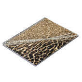 Mooie kleine kinderleopard-printer voor afdrukken notitieboek (Linkerzijde)