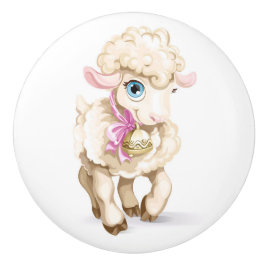 Mooie kleine lamslade knop