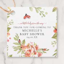 Mooie kleine lieveheersbeestje Baby shower Verjaar Bedankjes Labels