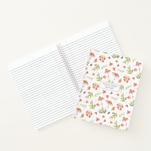 Mooie kleine lieveheersbeestjes | Gepersonaliseerd Notitieboek (Binnen)