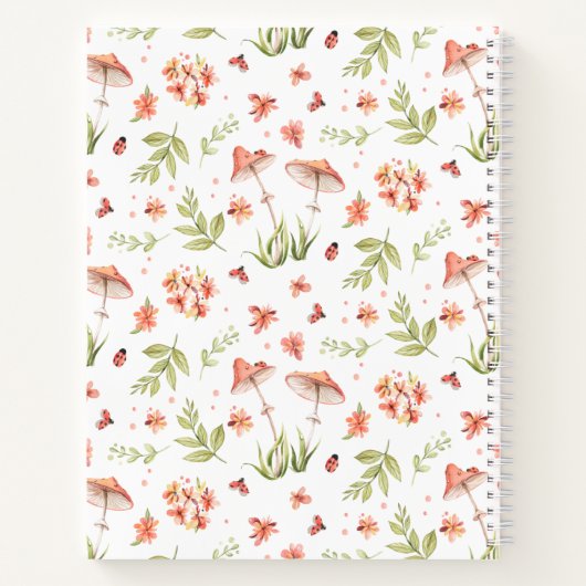 Mooie kleine lieveheersbeestjes | Gepersonaliseerd Notitieboek (Achterkant)