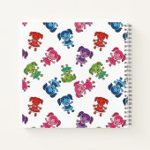 Mooie Kleine Meisjes Patroon Notitieboek (Achterkant)