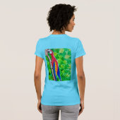 Mooie Kleine Orchideeën Vogel T-shirt (Achterkant volledig)