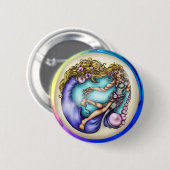 Mooie Kleine Parel Knoop Ronde Button 5,7 Cm (Voorkant /achterkant)