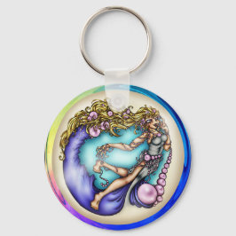 Mooie Kleine Parel Sleutelhanger