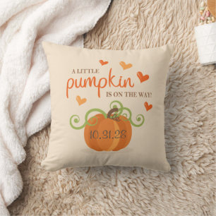 Mooie Kleine Pompoen Baby Shower Servetten Kussen