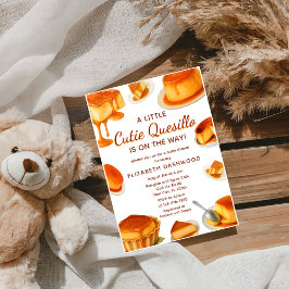 Mooie kleine quesillo Fall Boy Girl Baby Shower Kaart