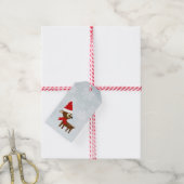 Mooie Kleine Rendier Kerstcadeautags Cadeaulabel (Met Touw)