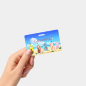 Mooie Kleine Strandhuisjes Thunder_Cove Badge (Handheld)