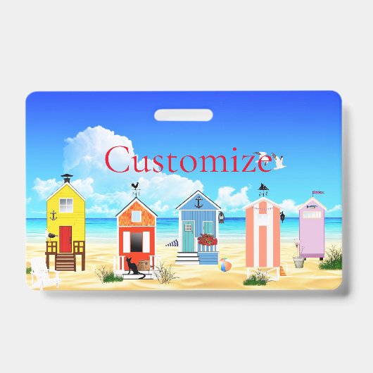 Mooie Kleine Strandhuisjes Thunder_Cove Badge (Voorzijde)