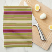 Mooie kleine streep handdoek (Quarter Fold)