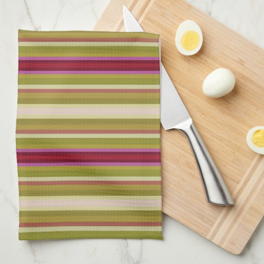 Mooie kleine streep handdoek (Quarter Fold)