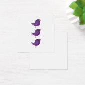 Mooie kleine vogel vierkante visitekaartjes (Bureau)