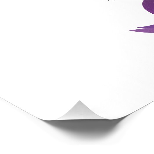 Mooie kleine vogeltje  foto afdruk (Hoek)