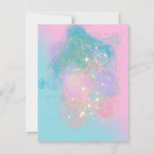 Mooie Kleine Zeemeerminnen Uitnodigingen (Achterkant)