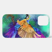 Mooie kleur Parrot iPhone Case (Achterkant (horizontaal))